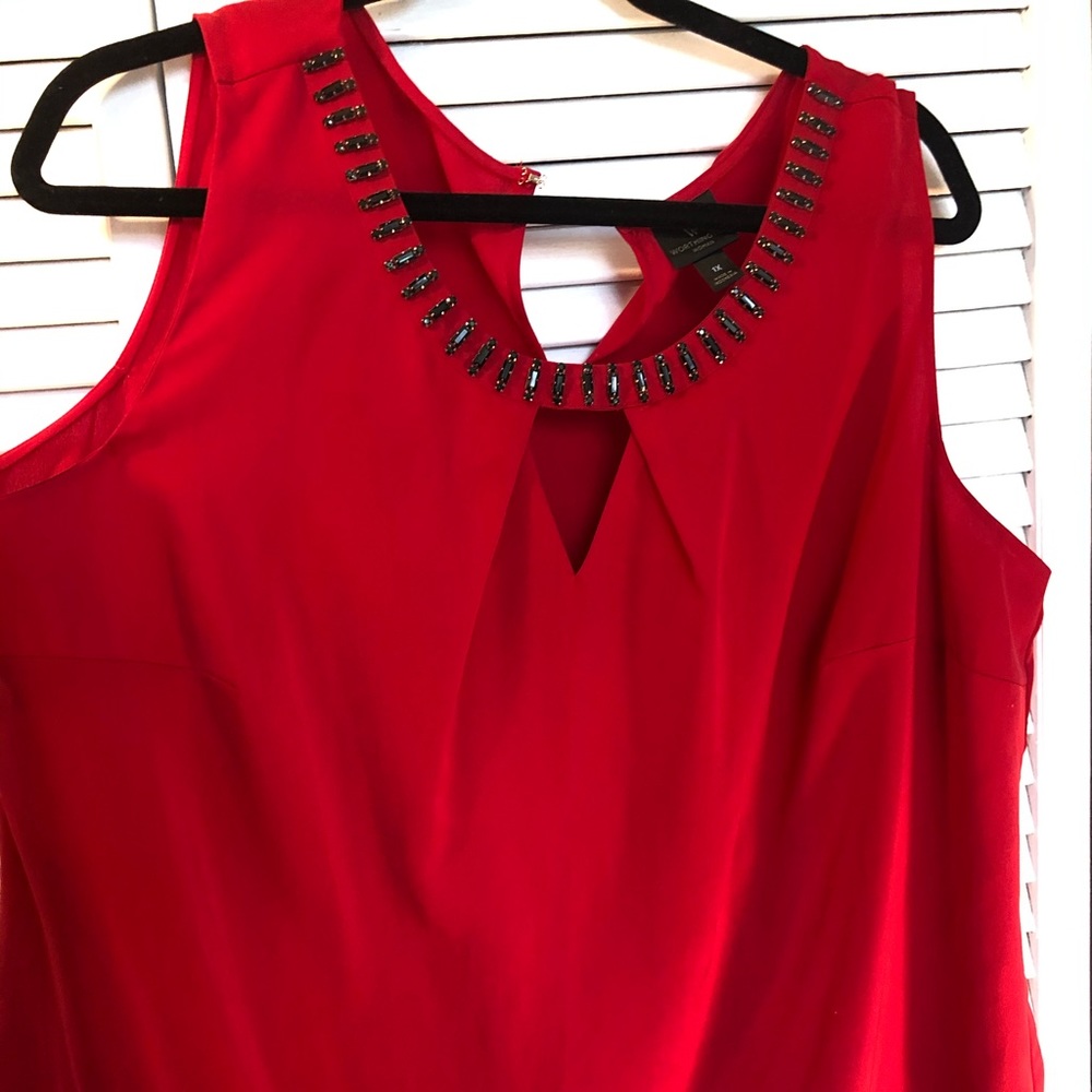 Worthington Red Blouse